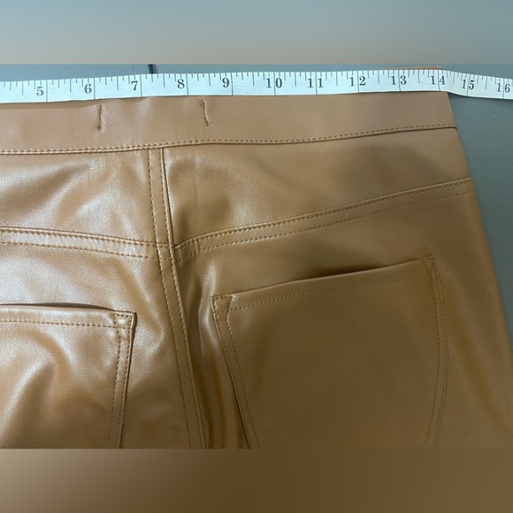 NWT Kosmios faux leather pants for women Size 11 Brown.new With Tag - Picture 8 of 13